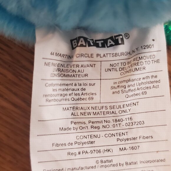 Plush 8" Dragon Hand Puppets by Battat - Lot of 2 - Pretend Play - Picture 6 of 7